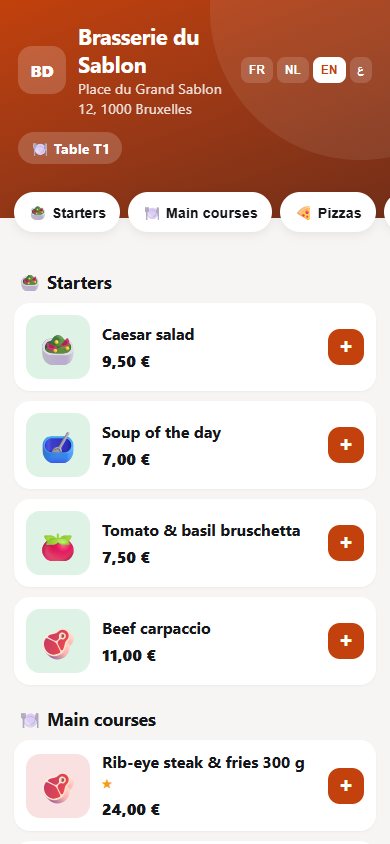 Menu QR